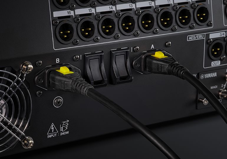 Yamaha Digital Mixing Console DM7: 冗余電源，可靠性高